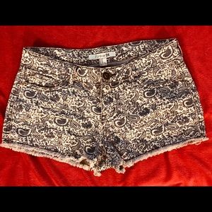 Women’s Printed Jean Shorts